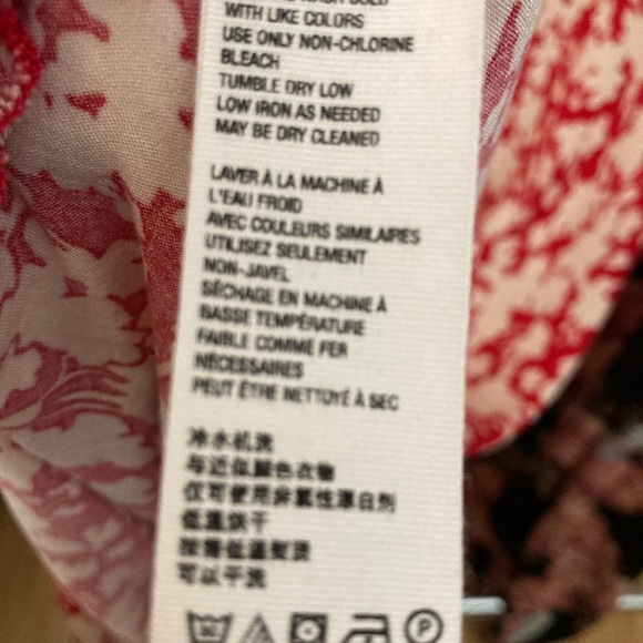 TOPSHOP Floral Bell Sleeves Kimono Loose Size 2 Fits Small To Medium - Picture 5 of 6